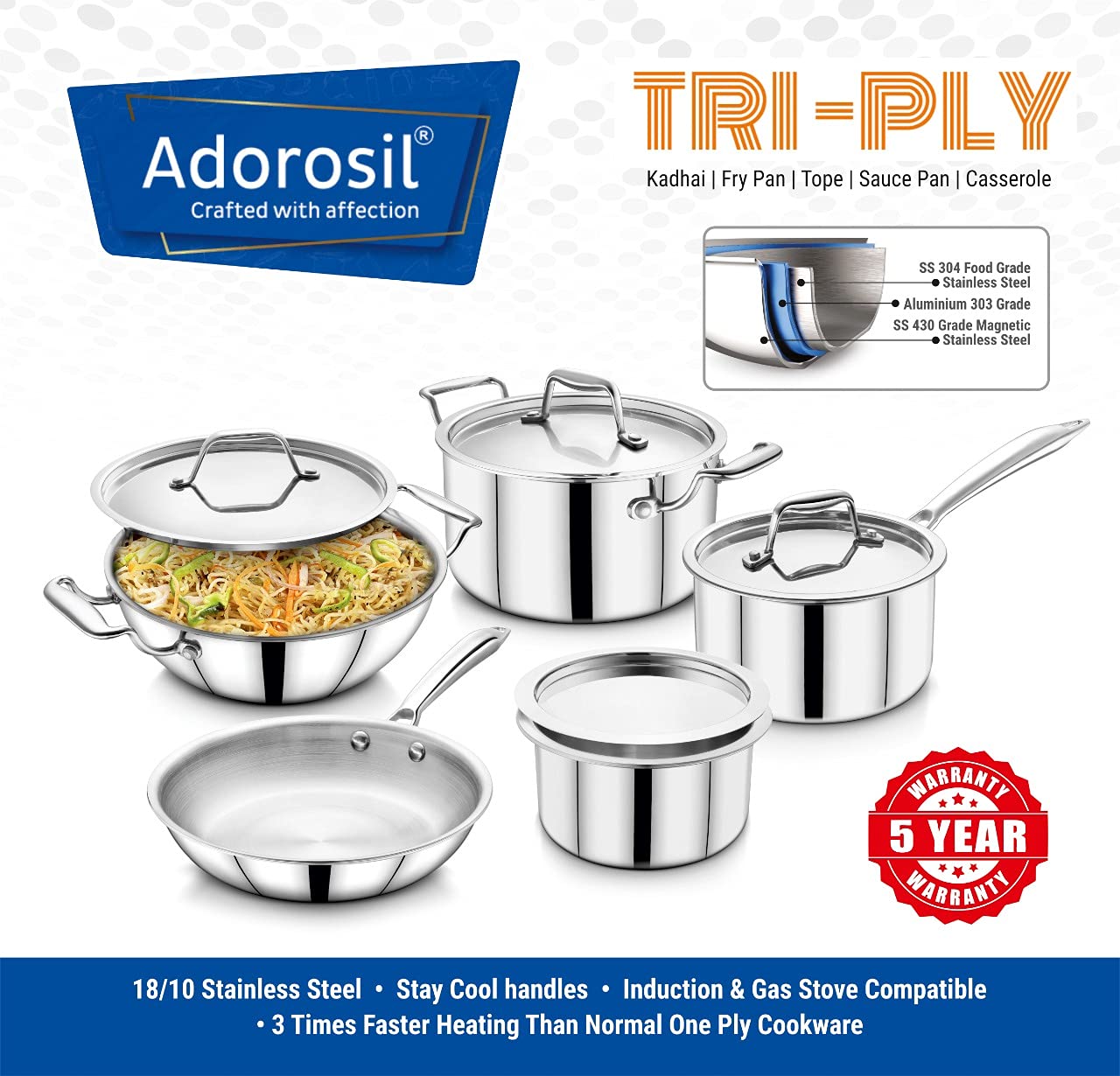 Adorosil Triply Casserole