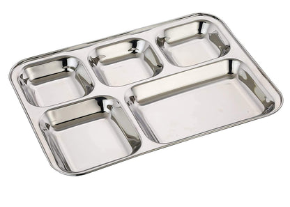 5 IN 1 SQUARE VATIKA COMPARTMENT PLATE