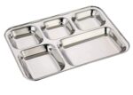 5 IN 1 SQUARE VATIKA COMPARTMENT PLATE - Image 2