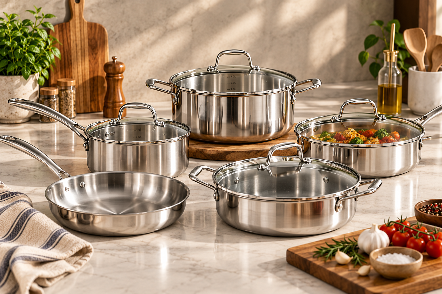 Adorosil Tri-Ply Cookware